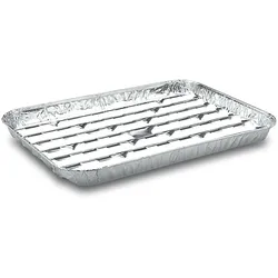 VEPATIM 15x Alu-Grillpfannen Grillschalen BBQ 34.4 x 22.4 mehrfach verwendbar