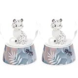 NICI Schüttelkugel Love Panda 6.5cm - weiß - Deko-Zubehör, Schneekugel, Glimmerkugel, Glaskugel – Geschenkidee für Freundschaft | 62631