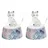 NICI Schüttelkugel Love Panda 6.5cm - weiß - Deko-Zubehör, Schneekugel, Glimmerkugel, Glaskugel – Geschenkidee für Freundschaft | 62631