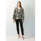 ALBA MODA Schlupfbluse schwarz 34