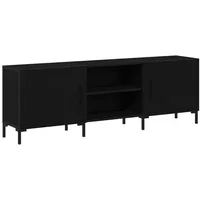 VidaXL TV-Schrank Schwarz Eiche 150x30x50 cm Holzwerkstoff