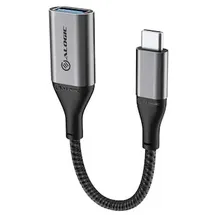 Alogic Super Ultra USB 3.1 USB-C auf USB-A Adapter 15cm grau