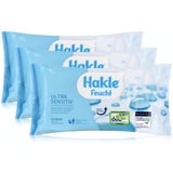 Hakle Feucht Ultra Sensitiv 42 Blatt Feuchtes Toilettenpapier Nachfüller (3er P