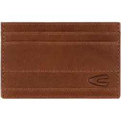 Kartenetui CAMEL ACTIVE "Field", braun, Leder, clean, unifarben, gepflegt, casual, Kleinlederwaren, aus fein genarbte Leder mit RFID-Schutz und Tracking Tag Fach