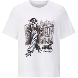 richroyal T-Shirt Braun/Weiß M