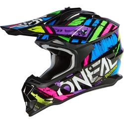 Oneal 2Series Glitch Motocross Helm, mehrfarbig, Größe M für Männer