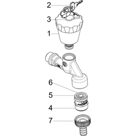 Schlösser Wasser-Safe Auslaufventil 1/2" Rückflussverhinderer