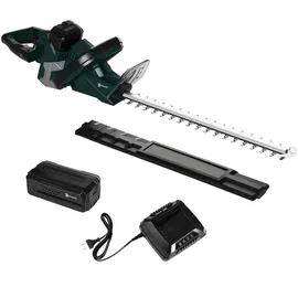 DURHAND Elektro Heckenschere 52 cm inkl. 1 x 3,0 Ah