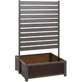 MCW Beet mit Rankgitter 158 x 90 x 75 cm Grau