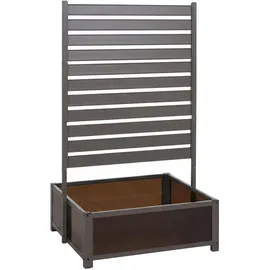 MCW Beet mit Rankgitter 158 x 90 x 75 cm Grau