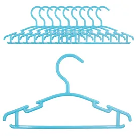 Intirilife 10x Kleiderbügel für Kinder in Blau - Gr.: onesize