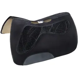 Acavallo Western Anatomic X-Grip System Gel Pad Synthetic Wool Lined