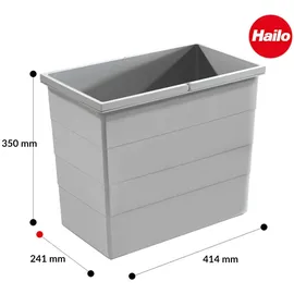 HAILO Inneneimer 28 l Hellgrau