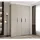 abiks möbel Drehtürenschrank COMO 170 x 245,5 x 50 cm Schwarz