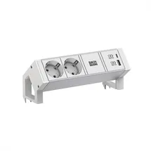 Bachmann Desk2 Alu 0,2 m Weiß 2 St.