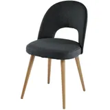 Woodford Esszimmerstuhl  Tara , schwarz , Maße (cm): B: 49 H: 83 T: 60.0