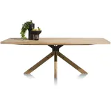 Henders & Hazel Jardino Esstisch zentraler Fuß Eiche/Stahlgestell