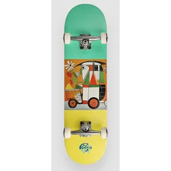 Push Skateboards India MLSL 8.25" Skateboard yellow / green Gr. Uni