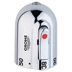 Grohe Temperaturwählgriff, für Grohtherm 1000 vor 2006, Sicherheitssperre bei 38 Grad C, Chrom 47352000