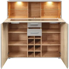 Innostyle Barschrank ¦ grau ¦ Maße (cm): B: 120 H: 129 T: 37.0