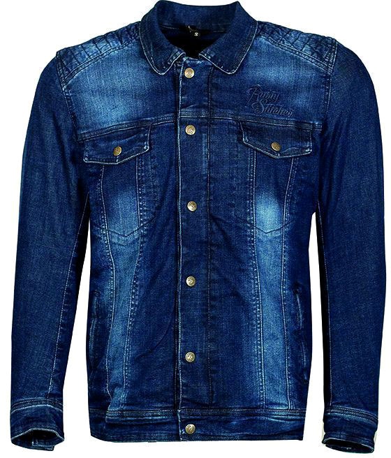 Rusty Stitches Carl Thomas, chemise/veste textile - Bleu - S