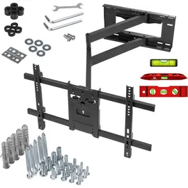 Maclean Brackets Maclean MC-985 (Wand, 45 kg 37" - 80"), TV Wandhalterung Schwarz