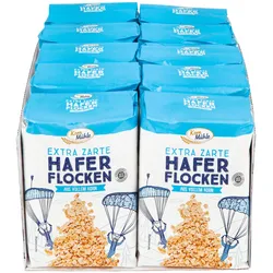 Kornmühle Haferflocken zart 500 g, 10er Pack