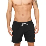 URBAN CLASSICS Herren Badehose Block Swim Shorts blk, 4XL