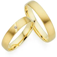 Phoenix Trauring »Schmuck Partnerring Ehering Verlobungsring Freundschaftsring« Made in Germany - wahlweise mit oder ohne Brillant, 31284104-58 gelbgoldfarben, ohne Brillant