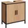 EUGAD Waschbeckenunterschrank 60 x 60 x 30 cm Schwarz