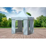 Faltpavillon Faltzelt Pavillon 2x2 Grau Gartenzelt Klappzelt Wasserdicht