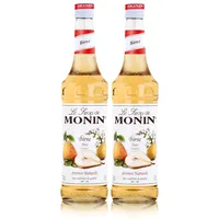 Monin Sirup Birne 700ml - Cocktails Milchshakes Kaffeesirup (2er Pack)