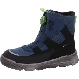 superfit Jungen Mars Warm Gefütterte Gore-tex Schneestiefel, Blau Schwarz 8010, 35 EU