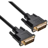 Akyga Anschlusskabel 1.8 m Schwarz AK-AV-02 DVI-Kabel