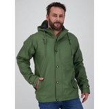 DEPROC Active Regenjacke Friesennerz #ANKERGLUTREISE MEN auch in Großen Größen erhältlich grün XL (54)