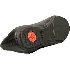FitFlop DELICATO Bow Soft Leather Ballet Flats Black