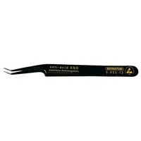 bernstein tools for electronics SMD-Pinzette 51 SA-ESD Super-spitz, schräg-gebogen 110 mm