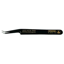 bernstein tools for electronics SMD-Pinzette 51 SA-ESD Super-spitz, schräg-gebogen 110 mm