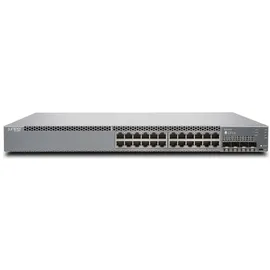 Juniper EX Series EX3400-24P 24 Ports), Netzwerk Switch, Grau