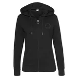 bench. loungewear Kapuzensweatjacke Damen schwarz Gr.36/38