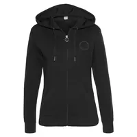 bench. loungewear Kapuzensweatjacke Damen schwarz Gr.36/38