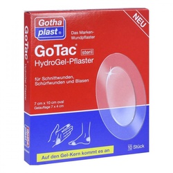 Gotac Hydrogel-pflaster 7x10 cm steril