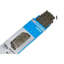 Shimano Unisex – Erwachsene E-Bike-Kette CN-E6090 10-Fach, Schwarz, Einheitsgröße