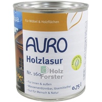 AURO Holzlasur Aqua Nr. 160-84 Braun, 0,75 Liter