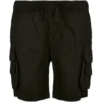 URBAN CLASSICS Double Cargo Shorts Black 122-128 cm