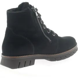 WALDLÄUFER Xara Warmfutter Stiefeletten grau carbon H-Weite für Damen, schwarz Größe 39 EU / UK