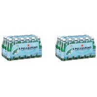 2x San Pellegrino 100% Italienisches Mineralwasser Sprudelwasser 24x500 Ml