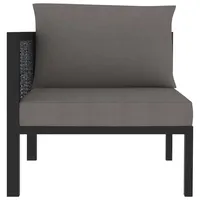 vidaXL Sofa-Eckelement mit Rechter Armlehne anthrazit