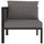 vidaXL Sofa-Eckelement mit Rechter Armlehne anthrazit