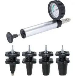 KS Tools Kühlsystem-Expander-Konus-Diagnose-Satz, 5-tlg